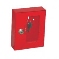 Notschlüsselkasten mit Glasscheibe in rot - inkl. Fracht 
