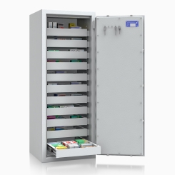 BTM Tresor BTM 402111 (1300x500x420mm) EN 1143-1 Klasse 1 mit 11 Schubladen 