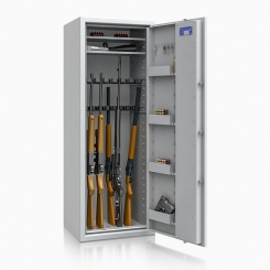 Waffenschrank 55631 Luzern (1500x550x450mm) Klasse 0 , 16 Waffenhalter 