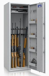 Waffenschrank 55631 Luzern (1500x550x450mm) Klasse 0 , 16 Waffenhalter 