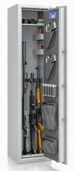 Waffenschrank 56472O St. Gallen (1500x350x350mm) Klasse 1 , 5 Waffenhalter mit Organizer auf der Türinnenseite 