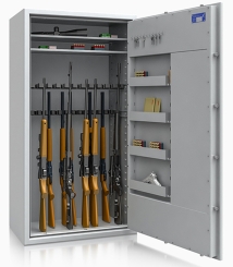 Waffenschrank 56476 St. Gallen (1600x850x500mm) Klasse 1 , 26 Waffenhalter 