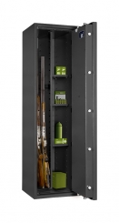 Waffenschrank Jäger 0 1-3C (1400x400x420mm) Klasse 0 , 3 Waffenhalter - Regalteil 