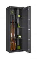 Waffenschrank Jäger 0 1-4C (1400x500x420mm) Klasse 0 , 4 Waffenhalter - Regalteil 