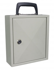 Schlüsselschrank mit Tragegriff für 20 Schlüssel 