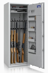 Waffenschrank 56466 St. Gallen (1500x550x450mm) Klasse 1 , 16 Waffenhalter 