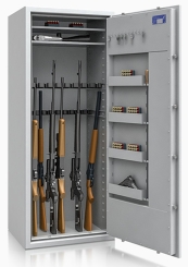 Waffenschrank 56469 St. Gallen (1600x655x500mm) Klasse 1 , 20 Waffenhalter 