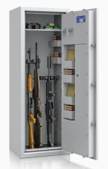 Waffenschrank 56471 St. Gallen (1250x450x350mm) Klasse 1 , 7 Waffenhalter 