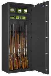 Waffenschrank Jäger N 1-10 (1550x650x420mm) Klasse N/0 , 10 Waffenhalter 