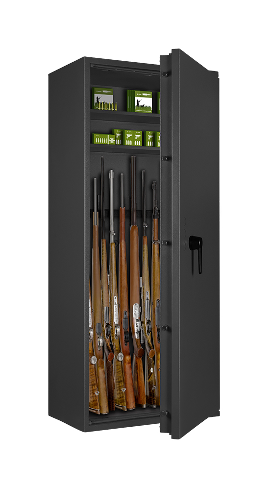 Waffenschrank Waffentresor 10 Waffenhalter Klasse 0 EN 1143-1 Grad N/0